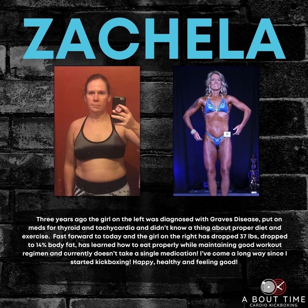 Zachela testimonial — A Bout Time Cardio Kickboxing