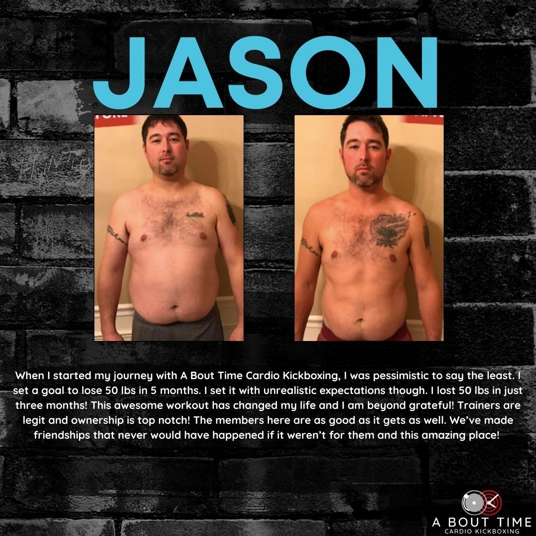 Jason testimonial — A Bout Time Cardio Kickboxing
